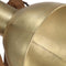 vidaXL Vloerlamp E27 massief mangohout messingkleurig