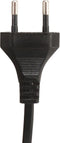 vidaXL Vloerlamp E27 massief mangohout zwart
