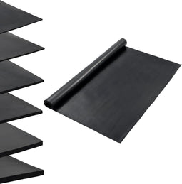 vidaXL - Vloermat - anti-slip - 1 - mm - glad - 1,2x2 - m - rubber
