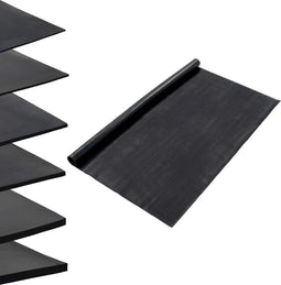 vidaXL - Vloermat - anti-slip - 1 - mm - glad - 1,2x5 - m - rubber
