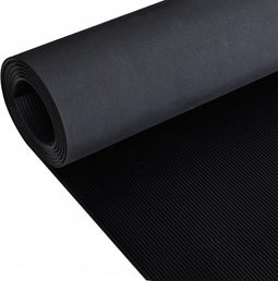 vidaXL - Vloermat - anti-slip - 3 - mm - 1,5x4 - m - rubber - fijne - ribbel