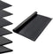 vidaXL - Vloermat - anti-slip - 4 - mm - glad - 1,2x2 - m - rubber