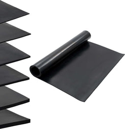 vidaXL - Vloermat - anti-slip - 8 - mm - glad - 1,2x2 - m - rubber