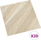vidaXL - Vloerplanken - 20 - st - zelfklevend - 1,86 - m² - PVC - gestreept - beige