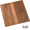 vidaXL - Vloerplanken - 20 - st - zelfklevend - 1,86 - m² - PVC - bruin