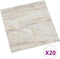 vidaXL - Vloerplanken - 20 - st - zelfklevend - 1,86 - m² - PVC - beige