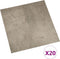 vidaXL - Vloerplanken - 20 - st - zelfklevend - 1,86 - m² - PVC - grijs