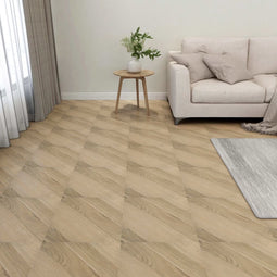 vidaXL - Vloerplanken - 20 - st - zelfklevend - 1,86 - m² - PVC - gestreept - bruin