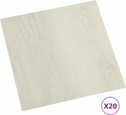 vidaXL - Vloerplanken - 20 - st - zelfklevend - 1,86 - m² - PVC - beige