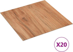 vidaXL - Vloerplanken - 20 - st - zelfklevend - 1,86 - m² - PVC - naturel