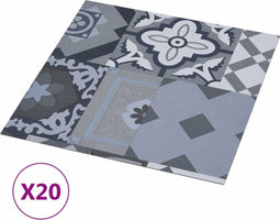 vidaXL - Vloerplanken - 20 - st - zelfklevend - 1,86 - m² - PVC - gekleurd - patroon