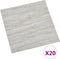 vidaXL - Vloerplanken - 20 - st - zelfklevend - 1,86 - m² - PVC - lichtgrijs