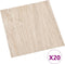 vidaXL - Vloerplanken - 20 - st - zelfklevend - 1,86 - m² - PVC - lichtbruin