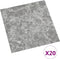 vidaXL - Vloerplanken - 20 - st - zelfklevend - 1,86 - m² - PVC - betongrijs