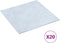 vidaXL - Vloerplanken - 20 - st - zelfklevend - 1,86 - m² - PVC - wit - marmerpatroon