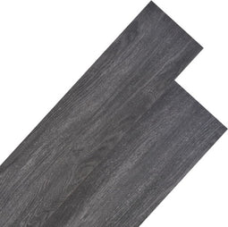 vidaXL - Vloerplanken - niet-zelfklevend - 5,26 - m² - 2 - mm - PVC - zwart - en - wit