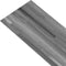vidaXL - Vloerplanken - niet-zelfklevend - 5,26 - m² - 2 - mm - PVC - gestreept - grijs