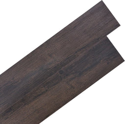 vidaXL - Vloerplanken - zelfklevend - 2,51 - m² - 2 - mm - PVC - donkerbruin