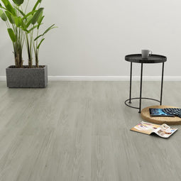 vidaXL - Vloerplanken - zelfklevend - 4,46 - m² - 3 - mm - PVC - grijs