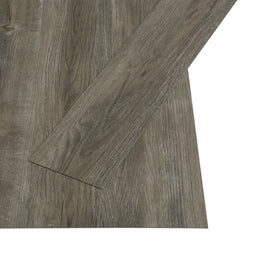vidaXL - Vloerplanken - zelfklevend - 4,46 - m² - 3 - mm - PVC - grijs - en - bruin