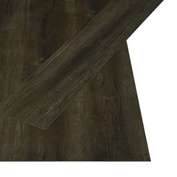 vidaXL - Vloerplanken - zelfklevend - 4,46 - m² - 3 - mm - PVC - donkerbruin
