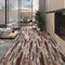vidaXL - Vloerplanken - zelfklevend - 4,46 - m² - 3 - mm - PVC - gestreept - grijs