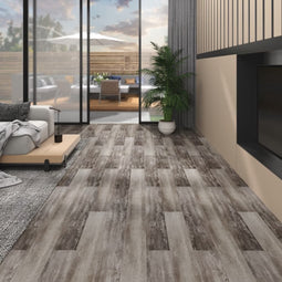 vidaXL - Vloerplanken - zelfklevend - 5,02 - m² - 2 - mm - PVC - mat - houtbruin