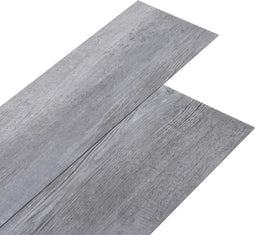 vidaXL - Vloerplanken - zelfklevend - 5,21 - m² - 2 - mm - PVC - mat - houtgrijs