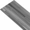 vidaXL - Vloerplanken - zelfklevend - 5,21 - m² - 2 - mm - PVC - gestreept - grijs