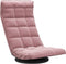 vidaXL - Vloerstoel - draaibaar - fluweel - roze