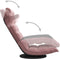 vidaXL - Vloerstoel - draaibaar - fluweel - roze