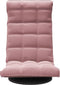 vidaXL - Vloerstoel - draaibaar - fluweel - roze