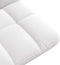 vidaXL - Vloerstoel - inklapbaar - 71x51x62 - cm - stof - wit