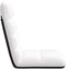 vidaXL - Vloerstoel - inklapbaar - 71x51x62 - cm - stof - wit
