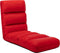 vidaXL - Vloerstoel - inklapbaar - kunstleer - rood