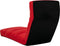 vidaXL - Vloerstoel - inklapbaar - kunstleer - rood