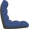 vidaXL - Vloerstoel - inklapbaar - stof - blauw