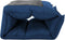 vidaXL - Vloerstoel - inklapbaar - stof - blauw