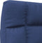vidaXL - Vloerstoel - inklapbaar - stof - blauw