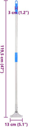 vidaXL - Vloerwisserhandgrepen - 5 - st - 119,5 - cm - staal - en - kunststof