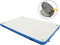 vidaXL Vlot opblaasbaar 200x150x15 cm blauw en wit