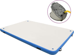 vidaXL Vlot opblaasbaar 300x200x15 cm blauw en wit
