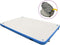 vidaXL Vlot opblaasbaar 300x300x15 cm blauw en wit