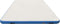vidaXL Vlot opblaasbaar 300x300x15 cm blauw en wit