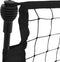 vidaXL - Voetbal - reboundnet - 183x85x120 - cm - polyester - zwart - en - geel