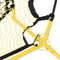vidaXL - Voetbal - reboundnet - 183x85x120 - cm - polyester - zwart - en - geel