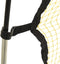 vidaXL - Voetbal - reboundnet - 183x85x120 - cm - polyester - zwart - en - geel
