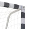 vidaXL - Voetbaldoel - 300x160x90 - cm - metaal - zwart - en - wit