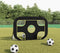 vidaXL - Voetbaldoel - met - doelwit - 120x80x80 - cm - polyester