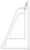 vidaXL - Voetbaldoel - met - net - 125x96x60 - cm - staal - en - polyester - wit